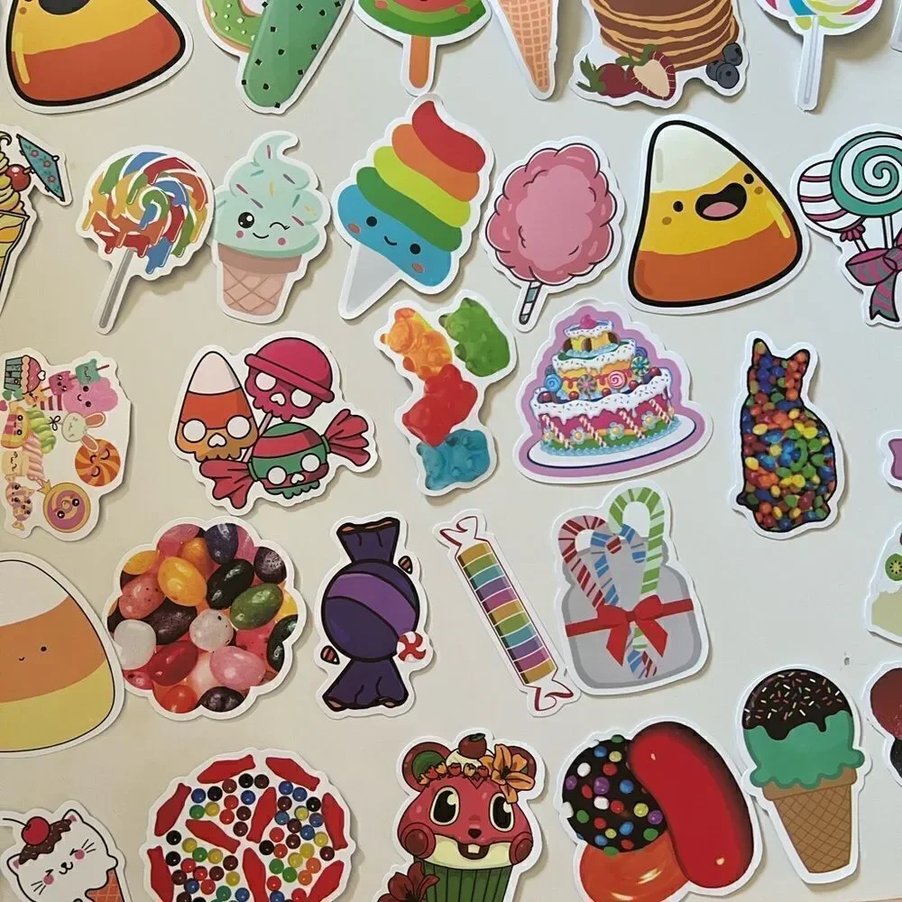 Candy/Sweets Stickers 50 Count - Picture 3 of 4